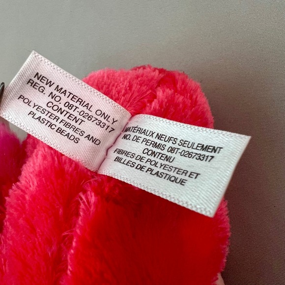 Ty Beanie Boos Gilda Flamingo Small Pink Excellent Glitter Eyes Sparkle Beak - Picture 7 of 14